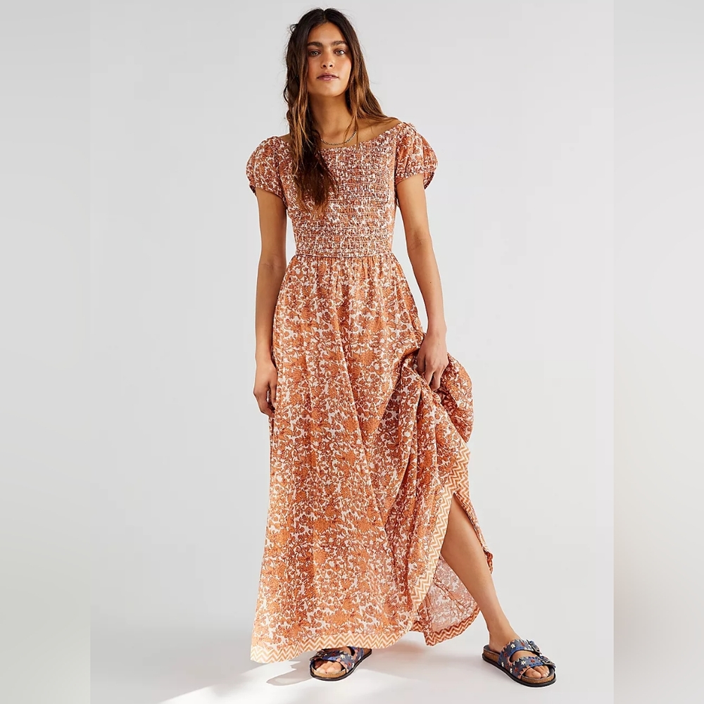 Free People Floral Maxi Dress